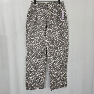 Wild Fable Leopard Print Jeans in Tan & Grey Women’s Size S